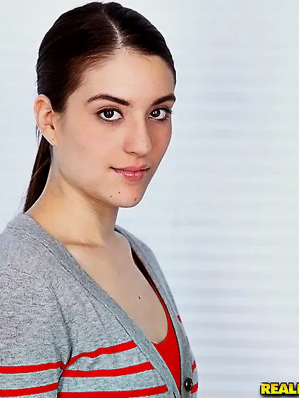 Ponytailed and flat-chested teen gets her pussy/ass railed hardc