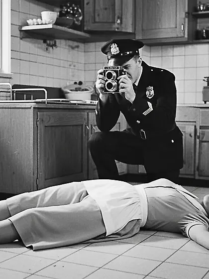 Film Noir Crime Scene
