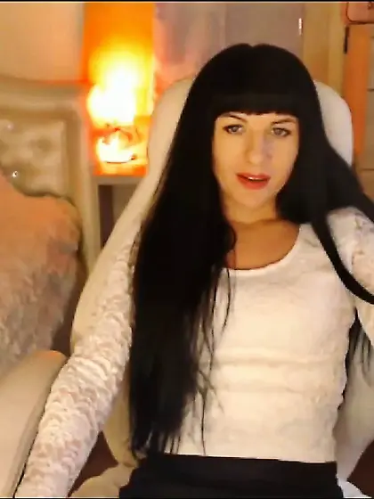 M'Lady Sexy Chair Strip Tease Clit Caresses Pussy