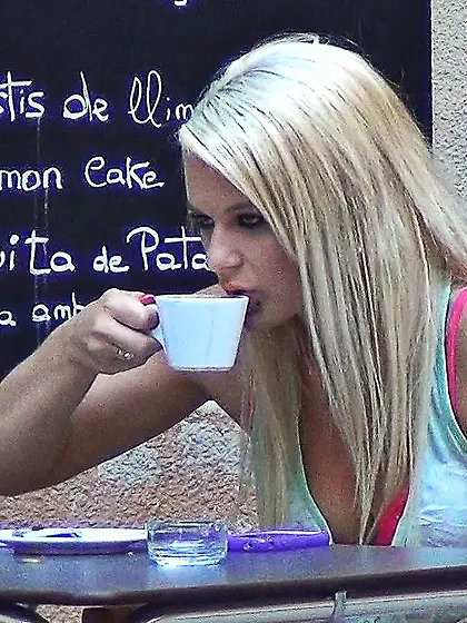 Sexy goldilocks Destiny Blonde is spied when having passionate s