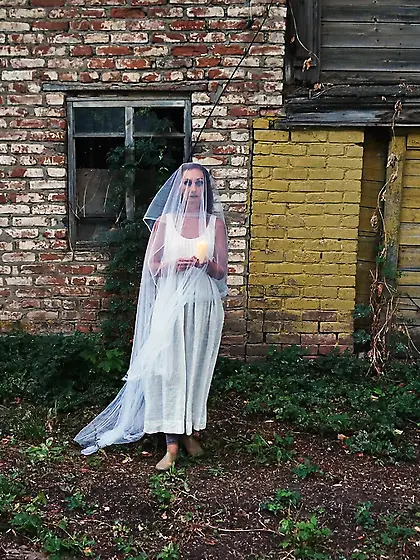 At a familiar window