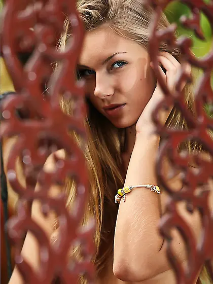 Naughty beauty Krystal Boyd uncovers her legs and demonstrates t