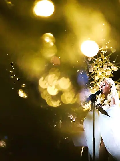 Christina Aguilera in Paris 12/14/2025