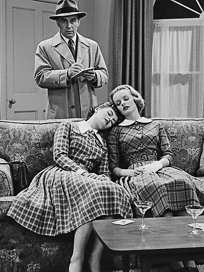 Film Noir Crime Scene