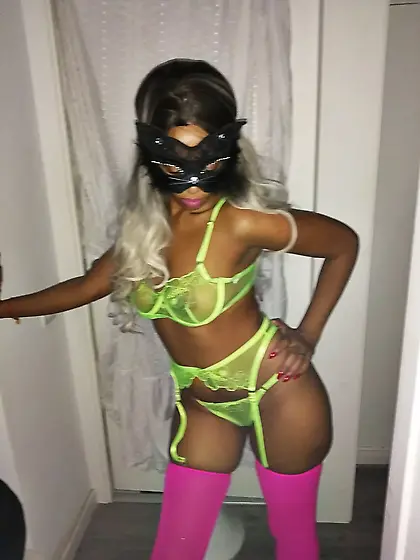 shiny stockings string lingerie night