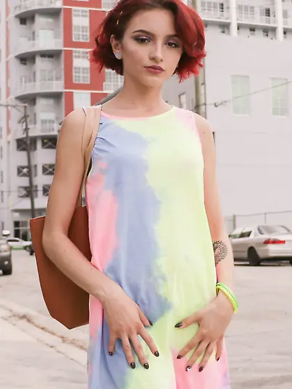 Tiny redhead minx facialized