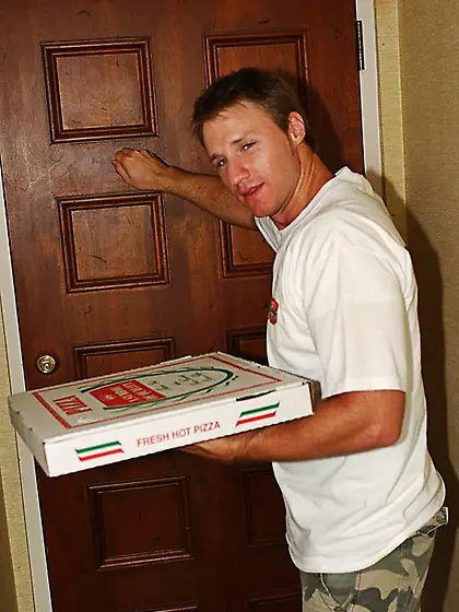 Amber Lynn Bach takes her lingerie off in front of the camera an