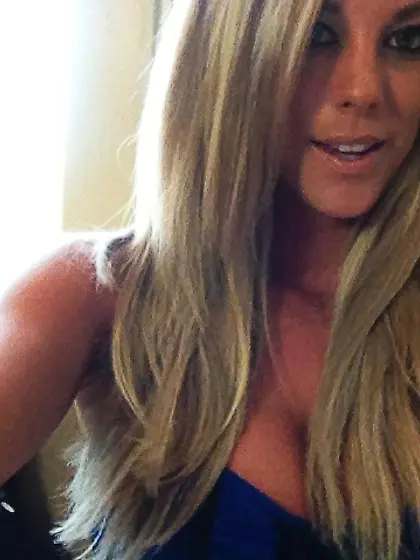 Naughty busty blonde babe Xo Gisele wants you to check out her p