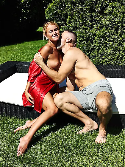 Hungarian european amateur big tits sofa