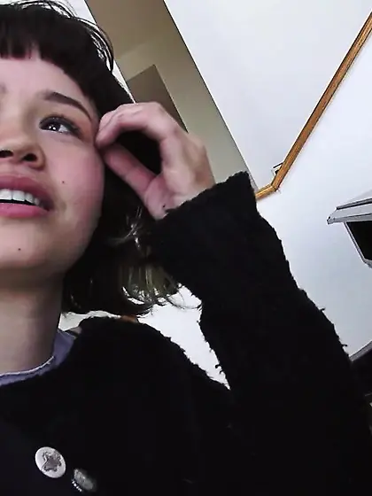 Rough natural young amateur