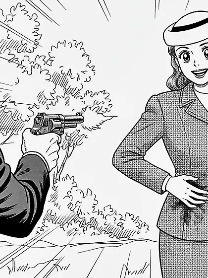 Film Noir Crime Scene