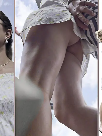 Putas en bragas upskirt