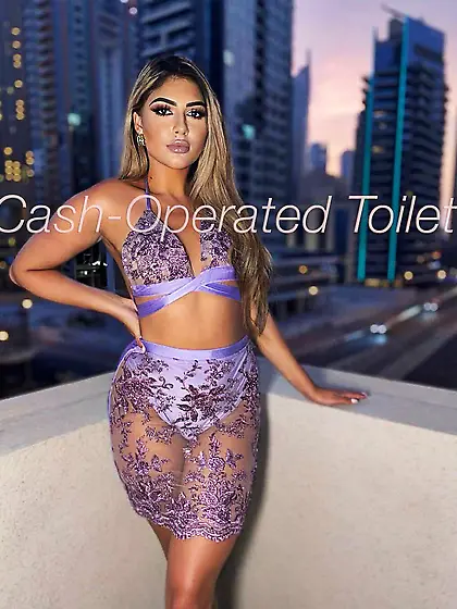 Cash operated toilet