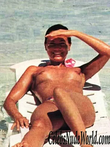 Federica Panicucci during the summer