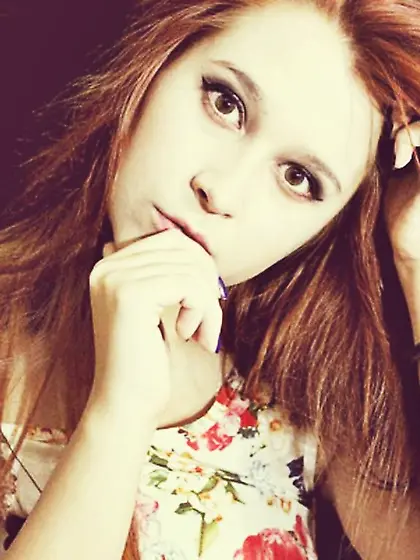 White teen with brown hair and nice tits