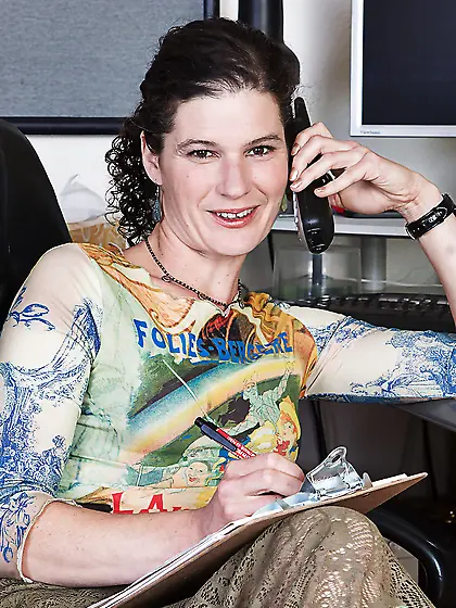 Naked milf secretary