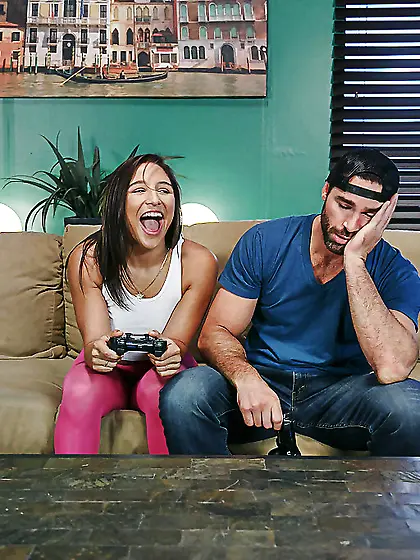 American facial hot brunette teen babe