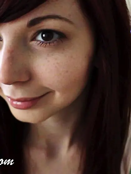 Naughty redhead teen Ivy Jean gets naked for the camera and toys