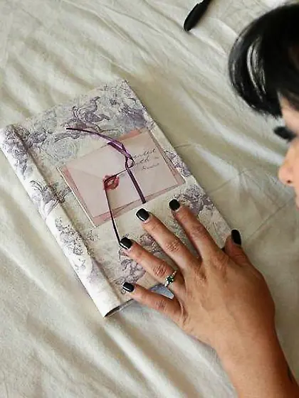 Busty brunette Mason Storm in leather pants likes playing with w