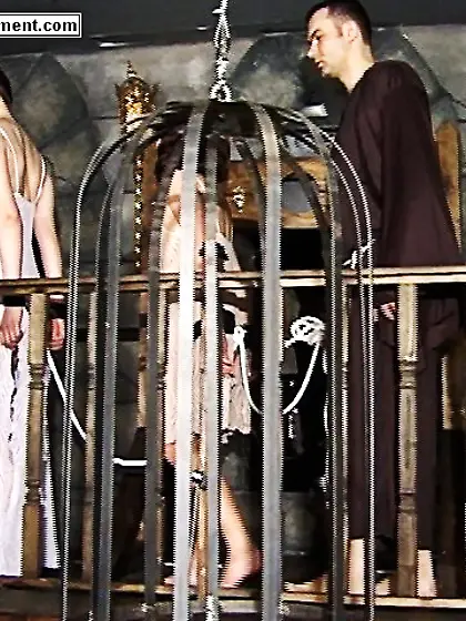 Bonded girls spanked hard