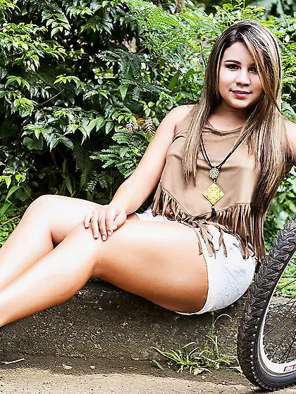 Latin teen snapshot blonde