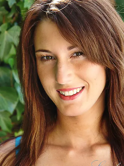 Petite girl with a pretty face looks stunning in stockings