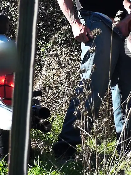 Chick goes down on my hog