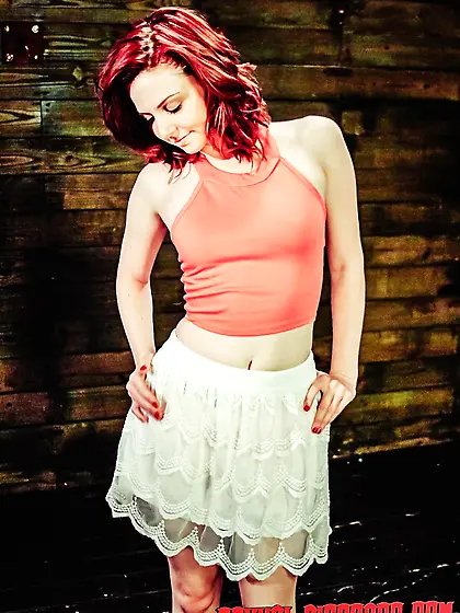 Pale-skinned cutie move iron