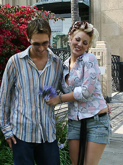 I was walking down the street with my sissy white boyfriend when