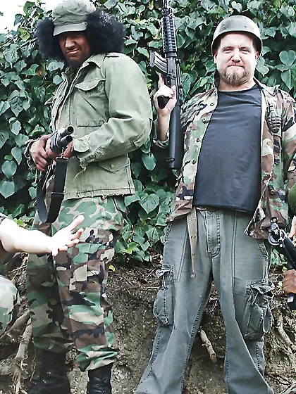 Wild hardcore ebony orgy