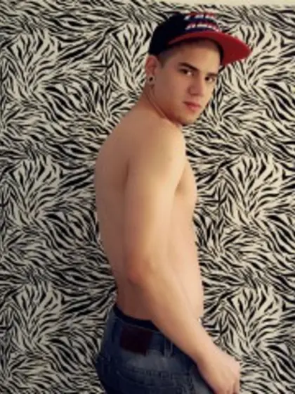 Brunette Young Man Duglas Close Up.