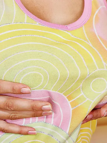 Enchanting Simi with amazing big hooters rides big black dildo w