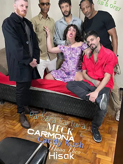 Roleta Russa Candy Gangbang that turned into a Org