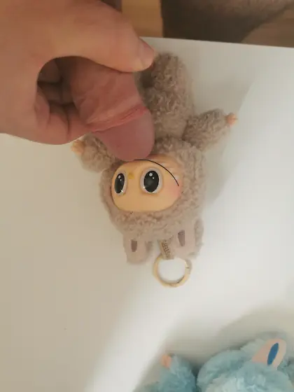 Daughters labubu gift masturbation cum