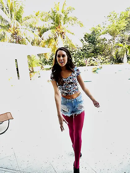 Girl has new text tattoo on the left side and comes to a friend