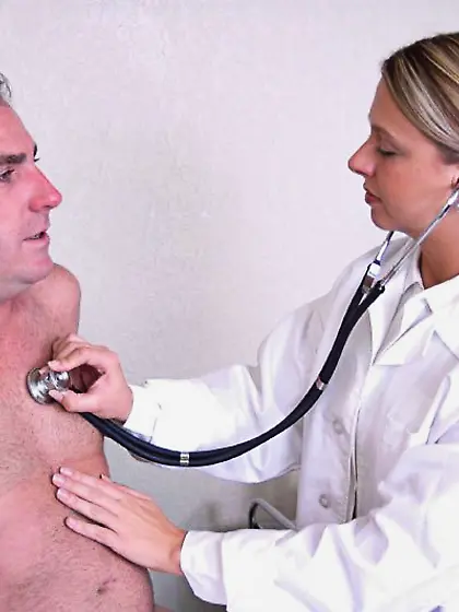 American uniform beach blowjob