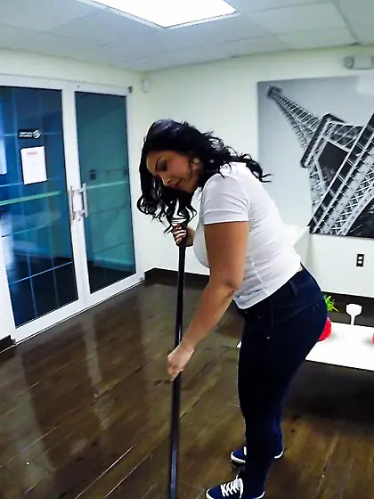 Latin girl Kimberly Bangbros hardly takes dick in mouth but suck