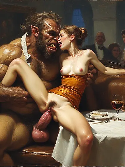 slender girls with orc