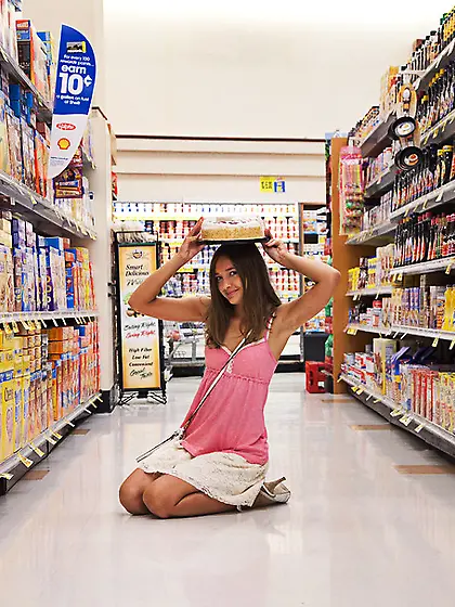 Naughty long-haired teen loves