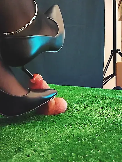 Stiletto High Heels CBT Bootjob Ballbusting