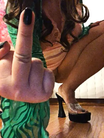 Asian In High Heels Pussy Sexy Party Girl Photo