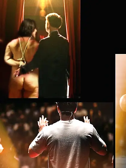 Slave Lily O.  naked on stage