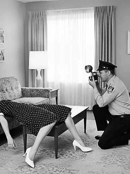 Film Noir Crime Scene