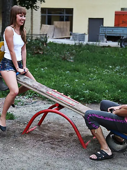 Teen Robin was riding