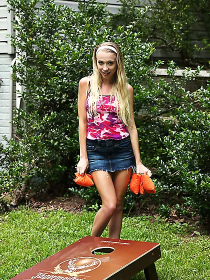 American kinky young blonde amateur