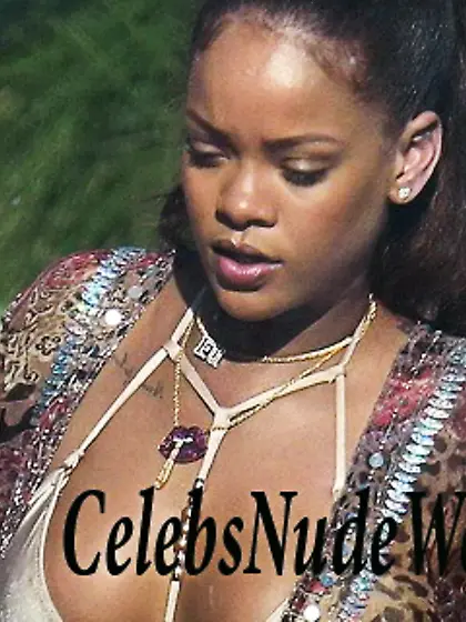 Rihanna Bikini Top Candids In Miami