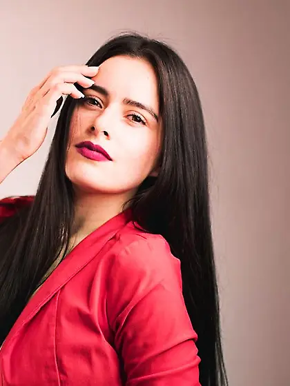 German brown eyes girl