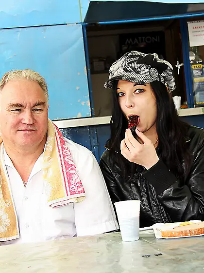 Hot teenager fucked restaurant