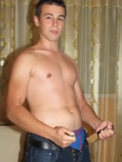 Brunette Young Man Knox Smoking.