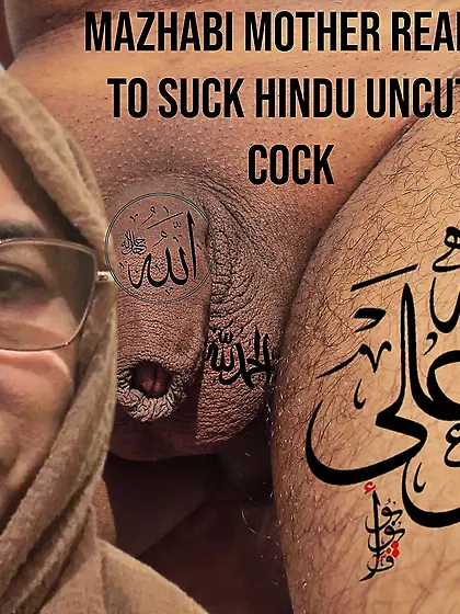 Mazhabi mother gets cum on her